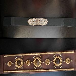 NWT 2 New York & Company Decorative Belts both Size S/M